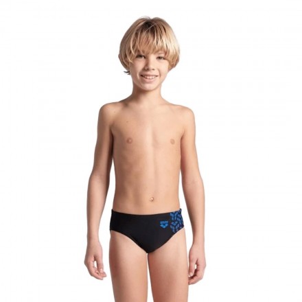 ARENA BOY'S KIKKO V SWIM BRIEFS GRAPHIC 006722-580 Black
