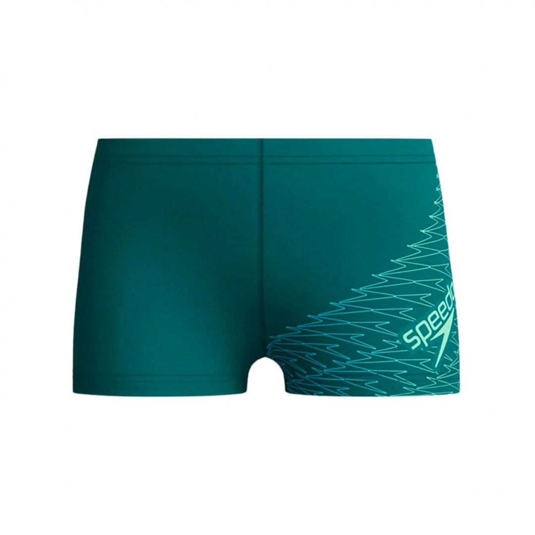 SPEEDO BOYS MEDLEY LOGO AQUASHORT 8-1241018666 Πετρόλ