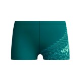SPEEDO BOYS MEDLEY LOGO AQUASHORT 8-1241018666 Πετρόλ Εικόνα 