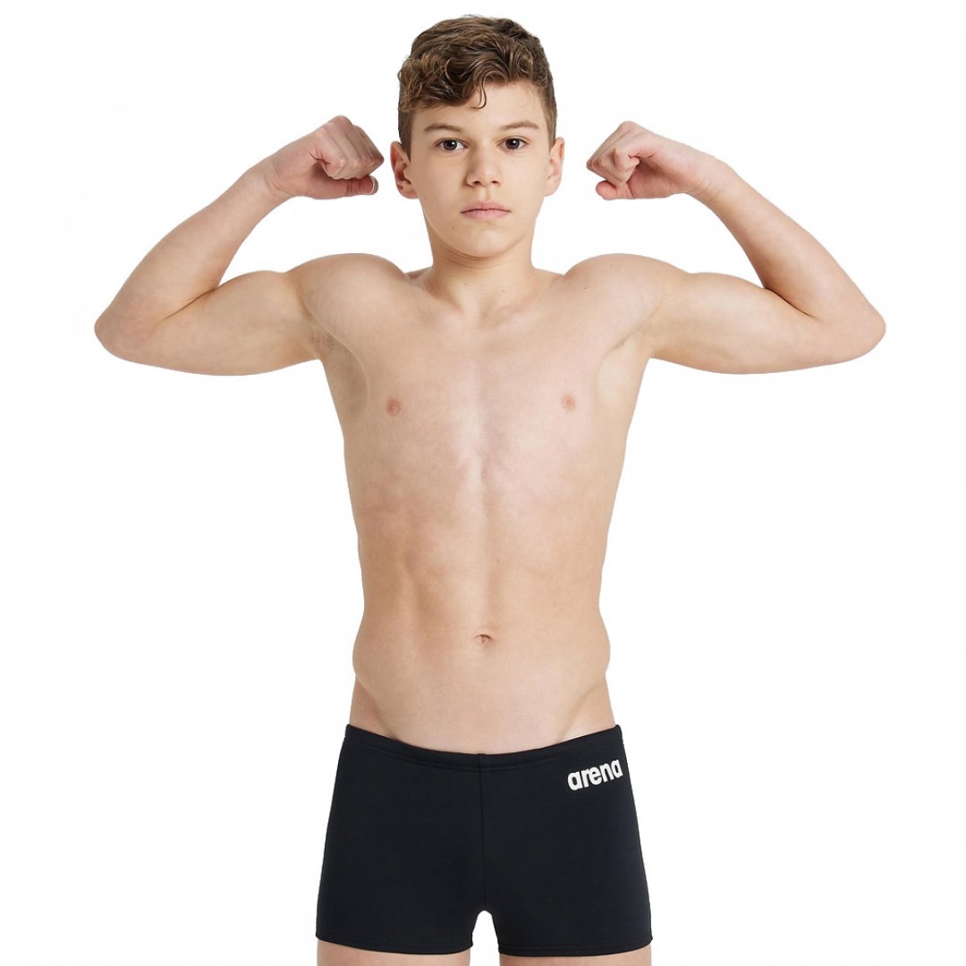 ARENA BOY'S TEAM SWIM SHORT SOLID 004777-550 Black