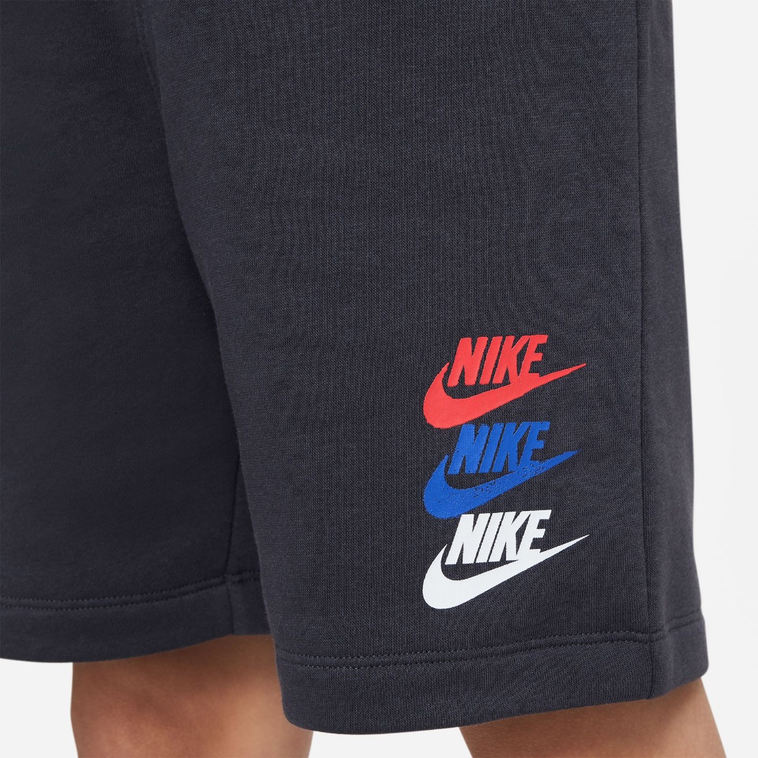 NIKE B NSW SI FLC CARGO SHORT FJ5530-070 Coal