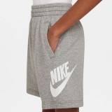 NIKE K NSW CLUB FT SHORT HBR FD2997-063 Γκρί Εικόνα 1