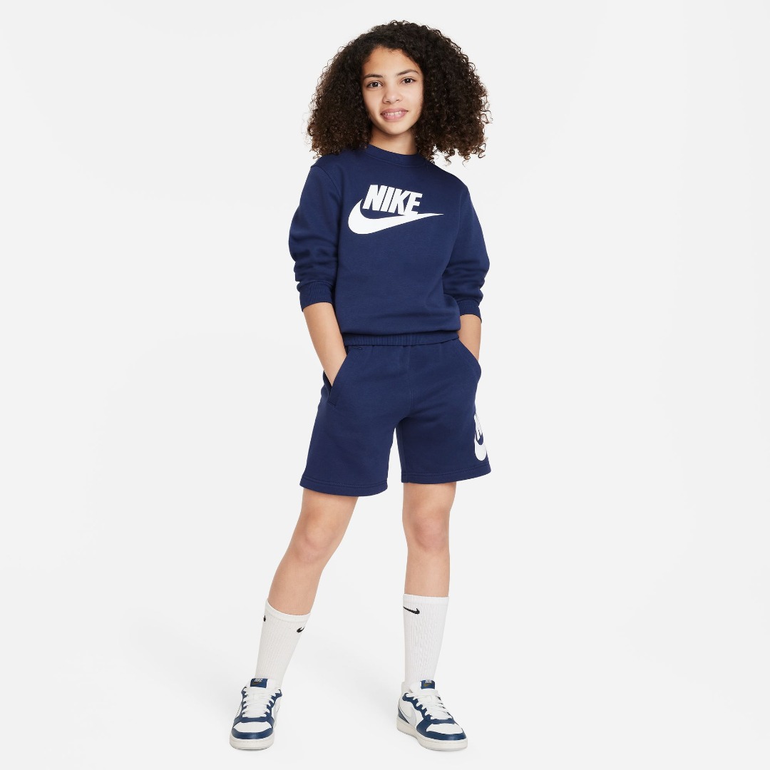 NIKE K NSW CLUB FT SHORT HBR FD2997-410 Blue