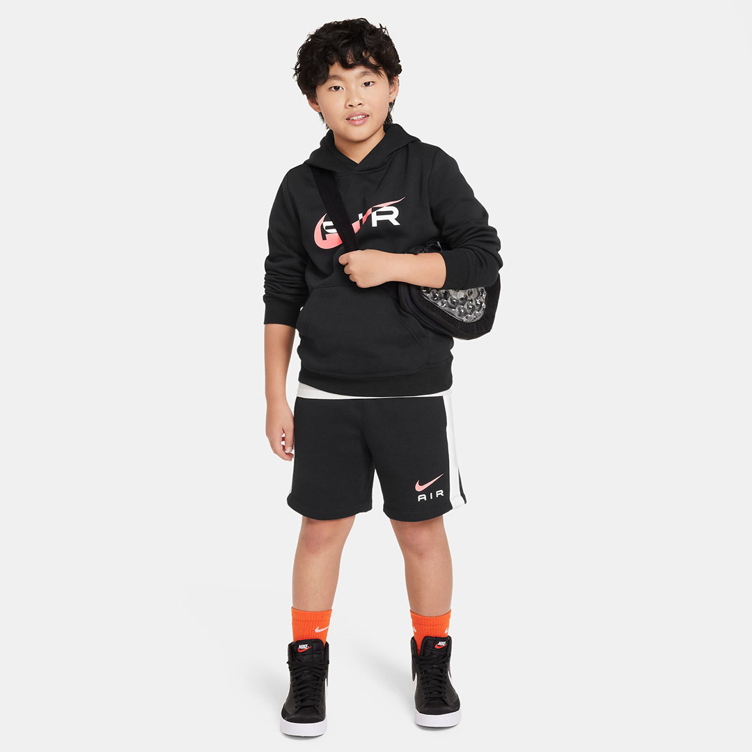 NIKE B NSW N AIR SHORT FLC HF5520-010 Μαύρο