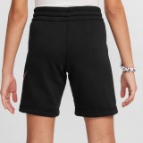 NIKE K NSW CLUB FT SHORT HBR FD2997-011 Black Image 0