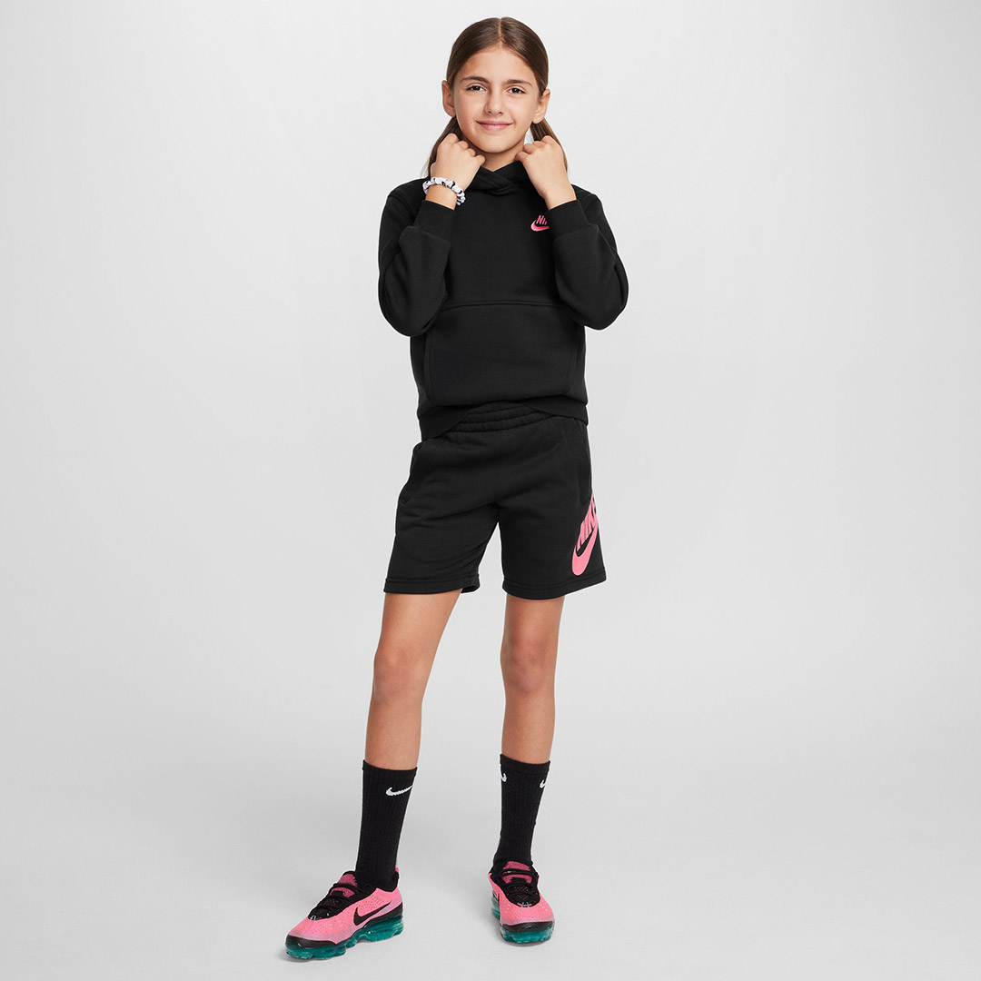NIKE K NSW CLUB FT SHORT HBR FD2997-011 Black