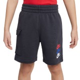 NIKE B NSW SI FLC CARGO SHORT FJ5530-070 Coal Image 