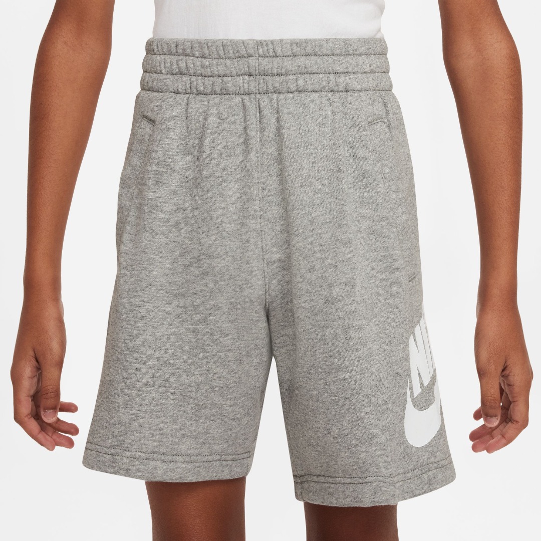NIKE K NSW CLUB FT SHORT HBR FD2997-063 Γκρί