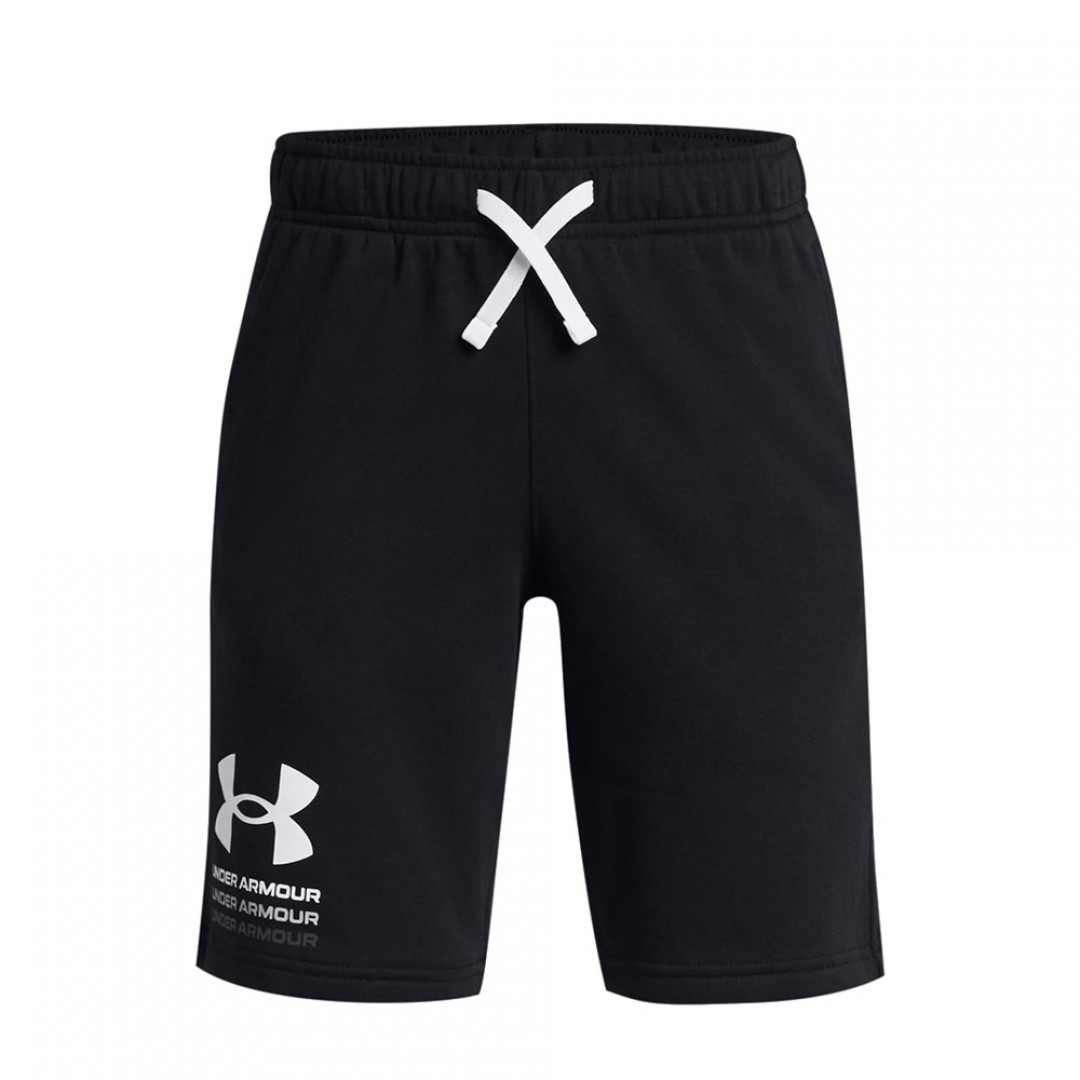 UNDER ARMOUR BOYS RIVAL TERRY SHORT 1383135-001 Μαύρο