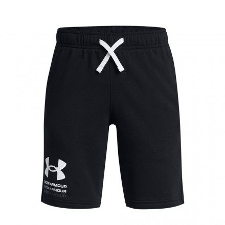 UNDER ARMOUR BOYS RIVAL TERRY SHORT 1383135-001 Μαύρο