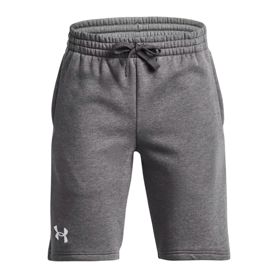 UNDER ARMOUR RIVAL FLEECE SHORTS 1379785-025 Coal