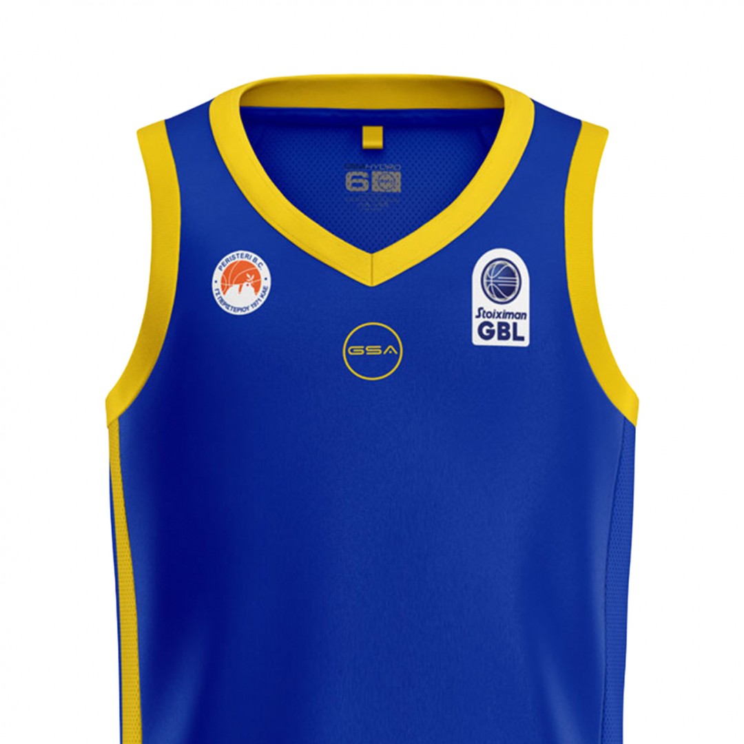 GSA PERISTERI B.C. KIDS OFFICIAL JERSEY TOTAL BLUE 25-26 GT42546-BLUE Μπλε