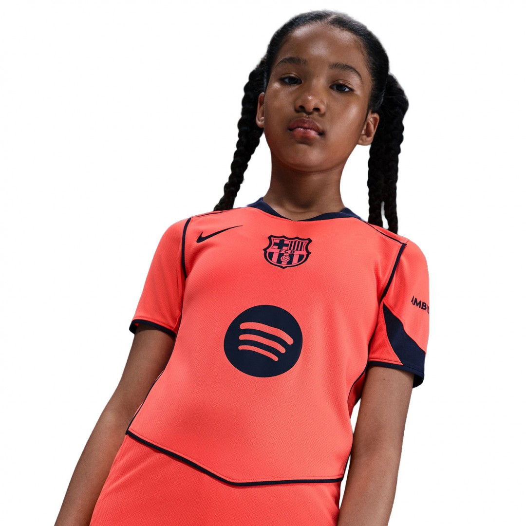 NIKE FCB Y NK DF JSY SS STAD 3R HM4122-855 Orange