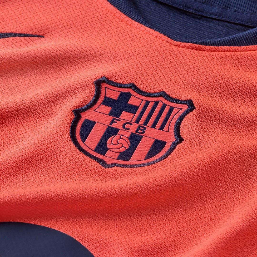 NIKE FCB Y NK DF JSY SS STAD 3R HM4122-855 Orange