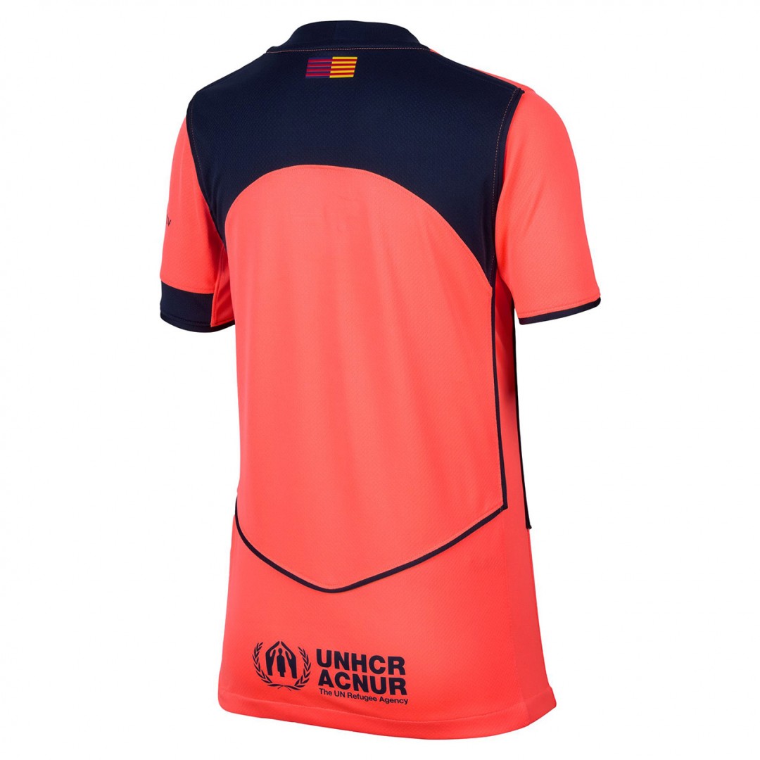 NIKE FCB Y NK DF JSY SS STAD 3R HM4122-855 Orange