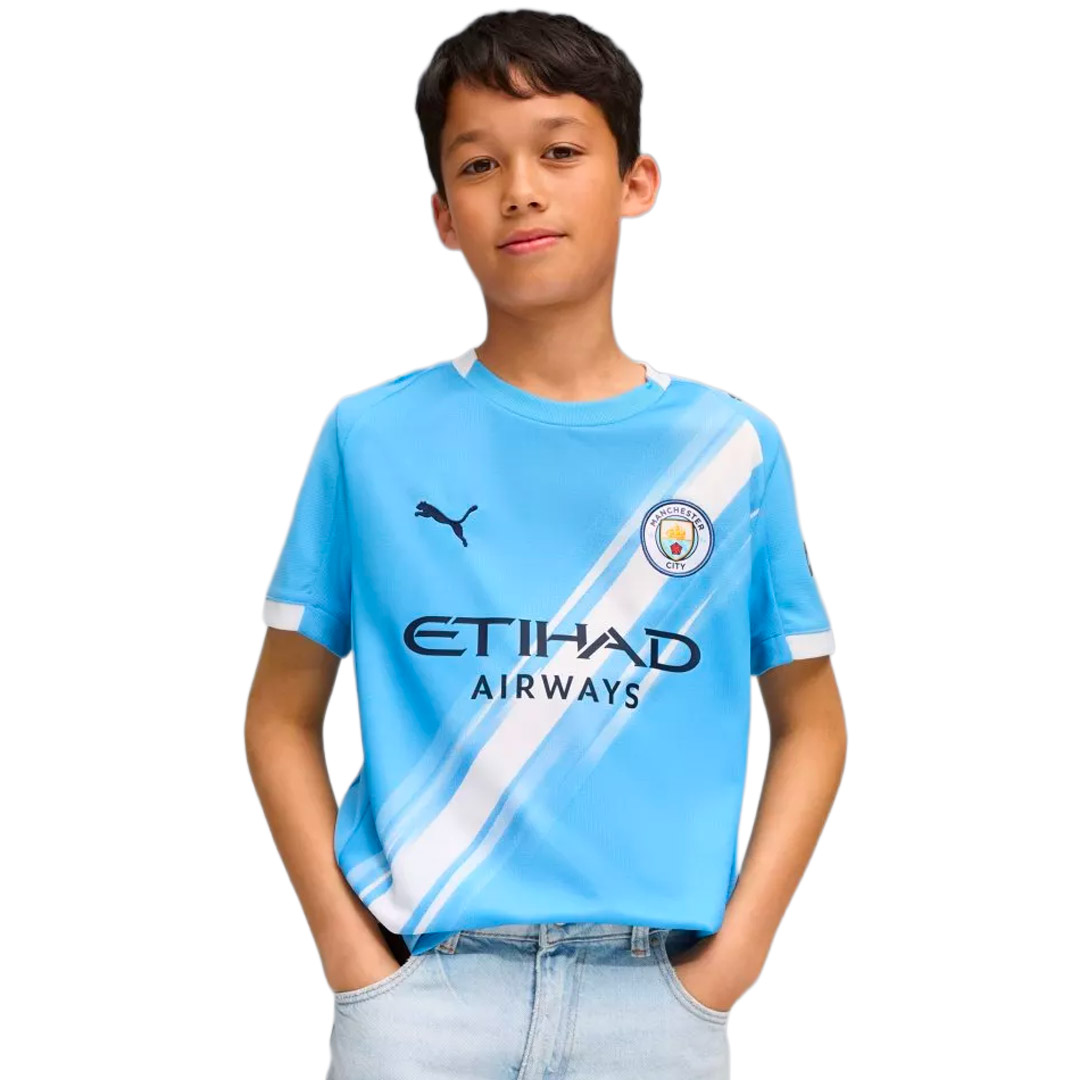 PUMA MCFC HOME JERSEY REPLICA JR 780341-01 Σιελ