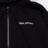 GSA SPORT HOODIE JACKET (BRUSHED) 28-3405-BLACK Μαύρο Εικόνα 1