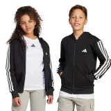adidas sportswear J 3S FL FZ HD JD6494 Μαύρο Εικόνα 3