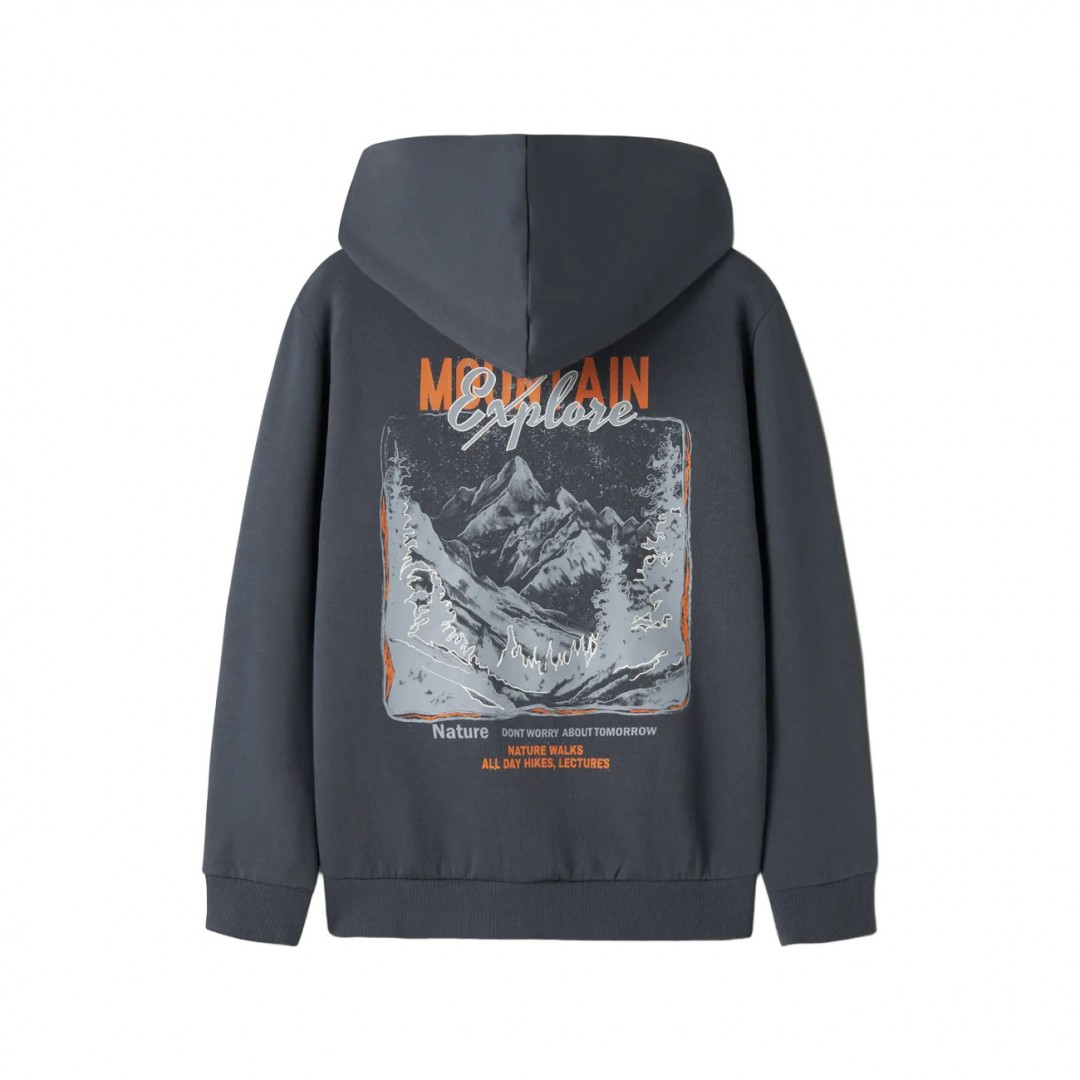 NAME IT NKMVOLTINUS NREG SWEAT CARD WH BRU 13249493-OMBRE BLUE Blue