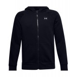 UNDER ARMOUR RIVAL FLEECE FZ HOODIE 1357609-001 Black Image 