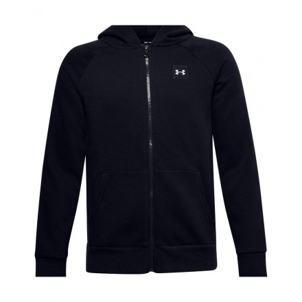 UNDER ARMOUR RIVAL FLEECE FZ HOODIE 1357609-001 Black