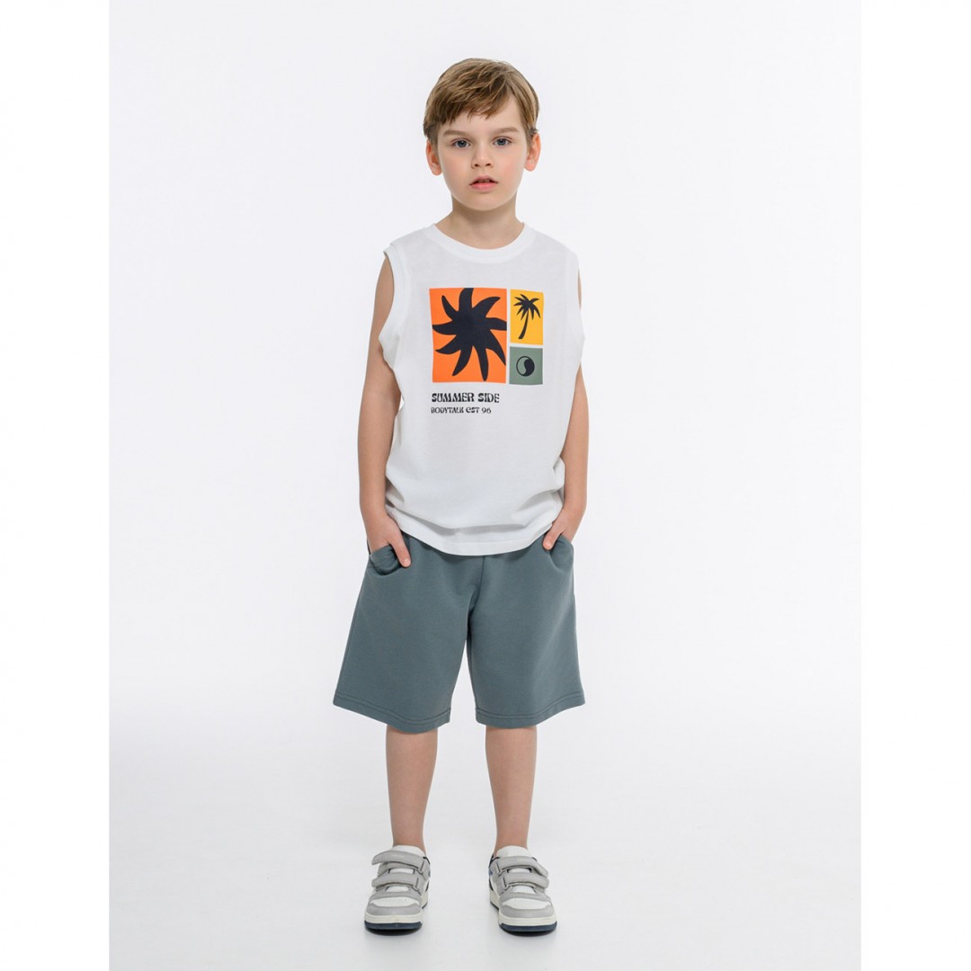 BODYTALK SETS BOYS TANK TOP-TSHIRT-LONG SHORTS 1261-755099-00200 Colorful