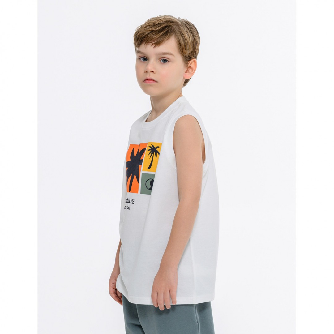 BODYTALK SETS BOYS TANK TOP-TSHIRT-LONG SHORTS 1261-755099-00200 Colorful