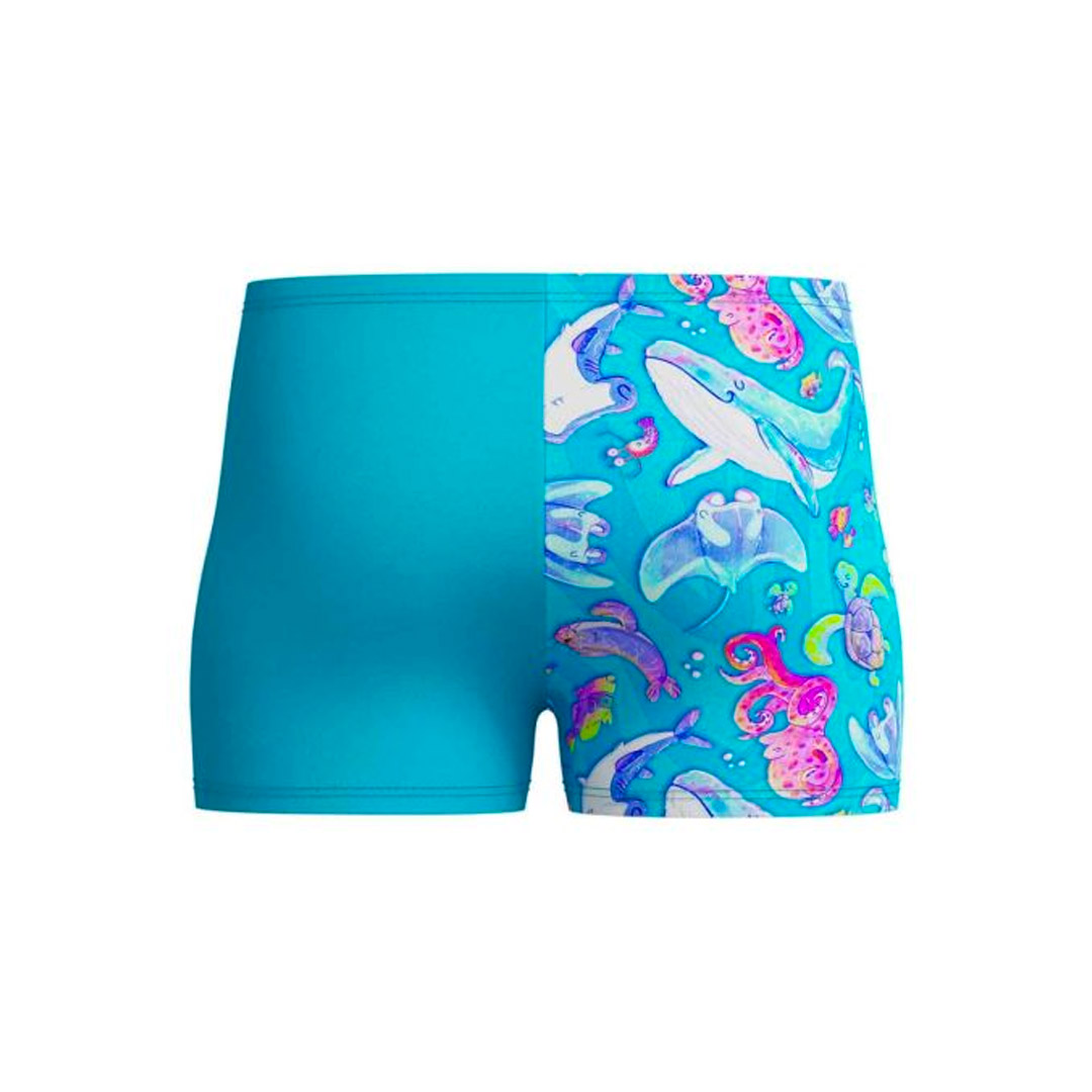 SPEEDO BOYS DIGITAL ALLOVER AQUASHORT 8-00384118240 Siel