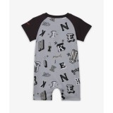 NIKE B NSW NEXT GEN AOP TEE ROMPER 56L767-G6U Γκρί Εικόνα 0