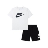 NIKE CLUB TEE & SHORT SET 66L596-F66 Colorful Image 