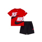 NIKE NKB B NSW HBR CARGO SHORT SET 66J213-023 Colorful Image 