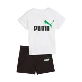 PUMA MINICATS ESS TEE AND SHORTS SET INF 686285-57 Colorful Image 