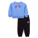 NIKE B NSW PP LT WT FLC CREW SET 66M513-023 Πολύχρωμο Εικόνα 