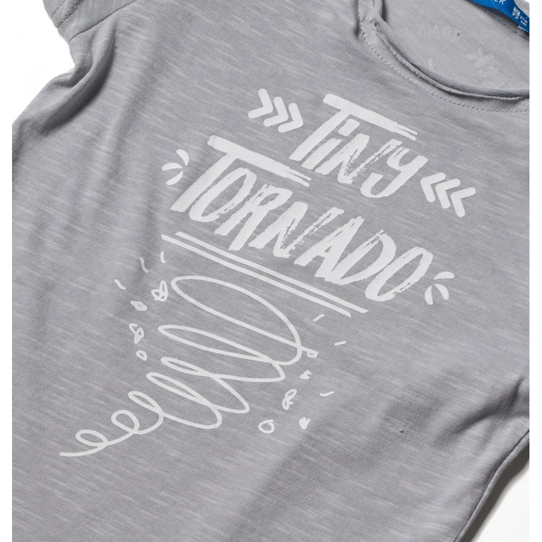 BODYTALK "TORNADO" BABY CLOTHES SET 1191-734899-00506 Γκρί