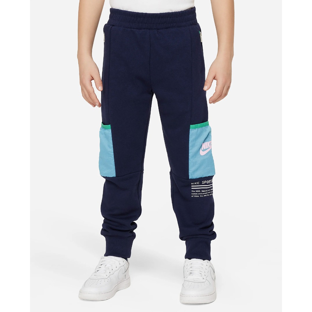 NIKE B NSW PAINT YF FT PANT 86L752-U90 Μπλε