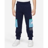 NIKE B NSW PAINT YF FT PANT 86L752-U90 Μπλε Εικόνα 