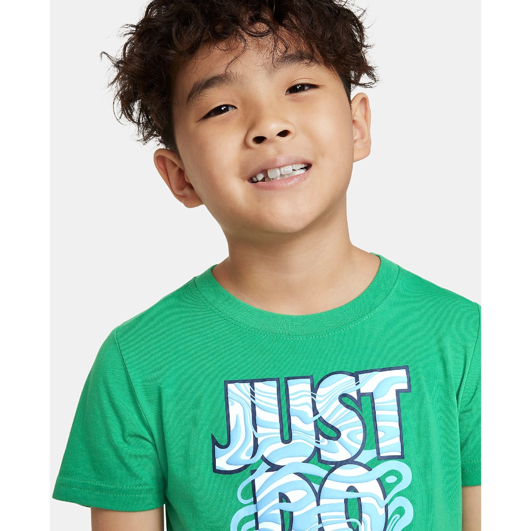 NIKE JDI WAVES TEE 86L819-E5D Πράσινο