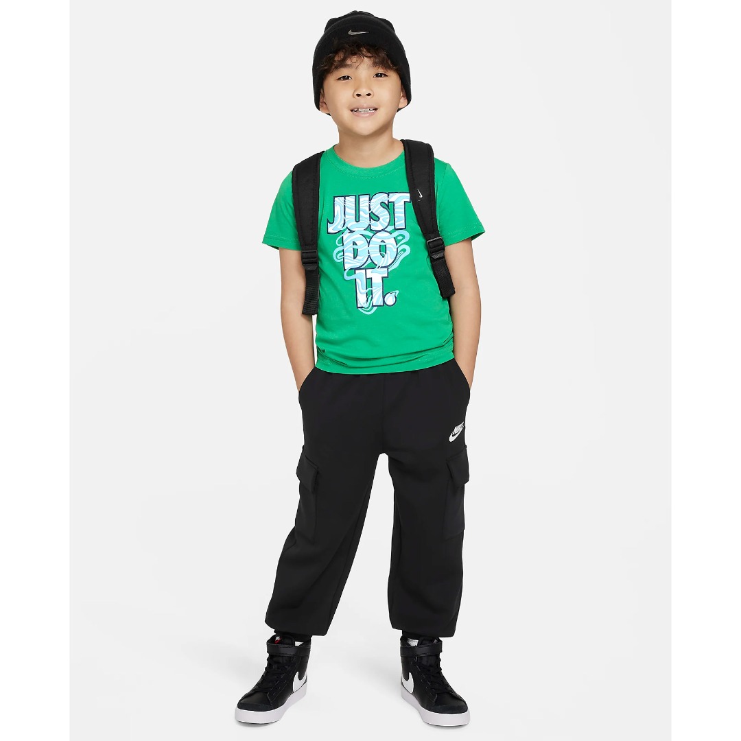 NIKE JDI WAVES TEE 86L819-E5D Πράσινο