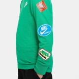 NIKE RETRO STICKER LS TEE 86L833-E5D Πράσινο Εικόνα 2