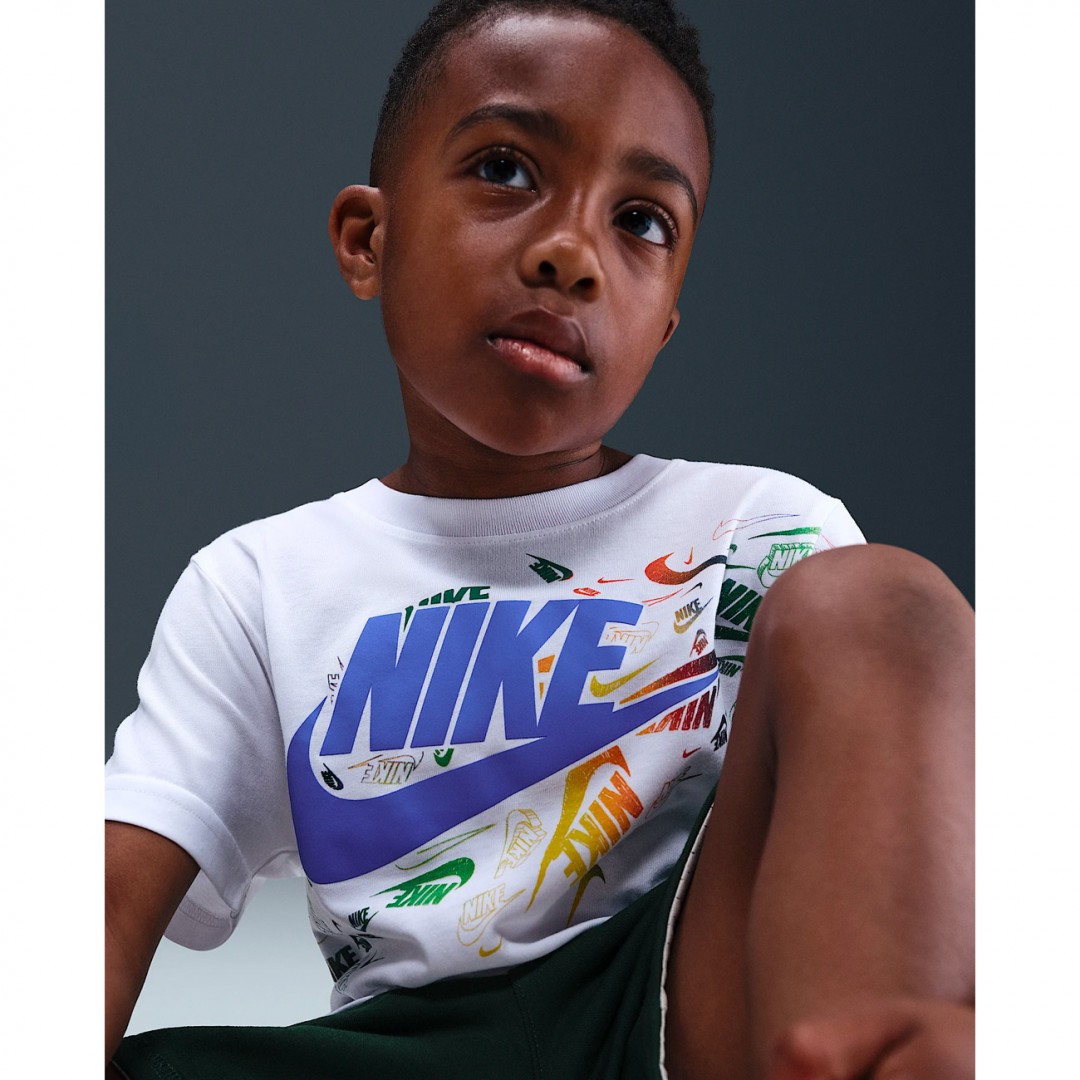 NIKE NKB CLUB REVEALED SS TEE 86N210-001 White