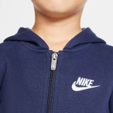 NIKE CLUB FLEECE FZ HOODIE 86F321-U90 Μπλε Εικόνα 2