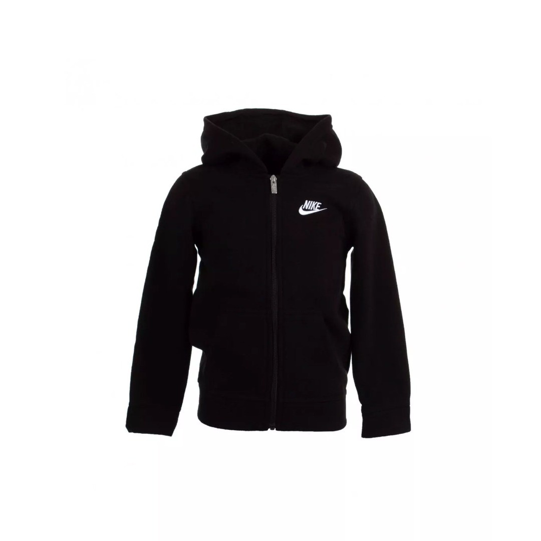 NIKE CLUB FLEECE FZ HOODIE 86F321-023 Μαύρο