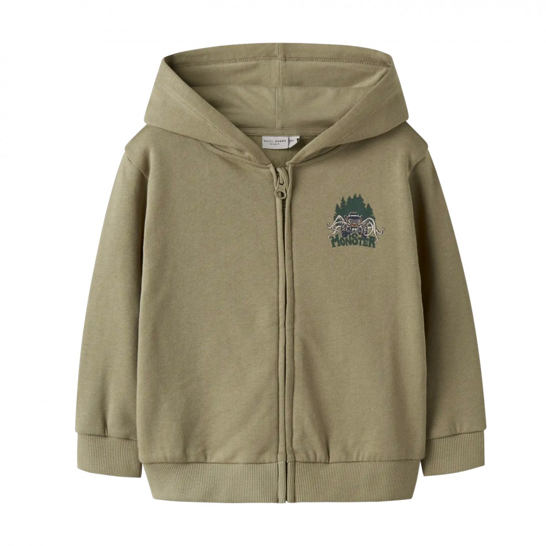 NAME IT NMMVOLTINUS NREG SWEAT CARD WH BRU 13249494-4877128 Χακί