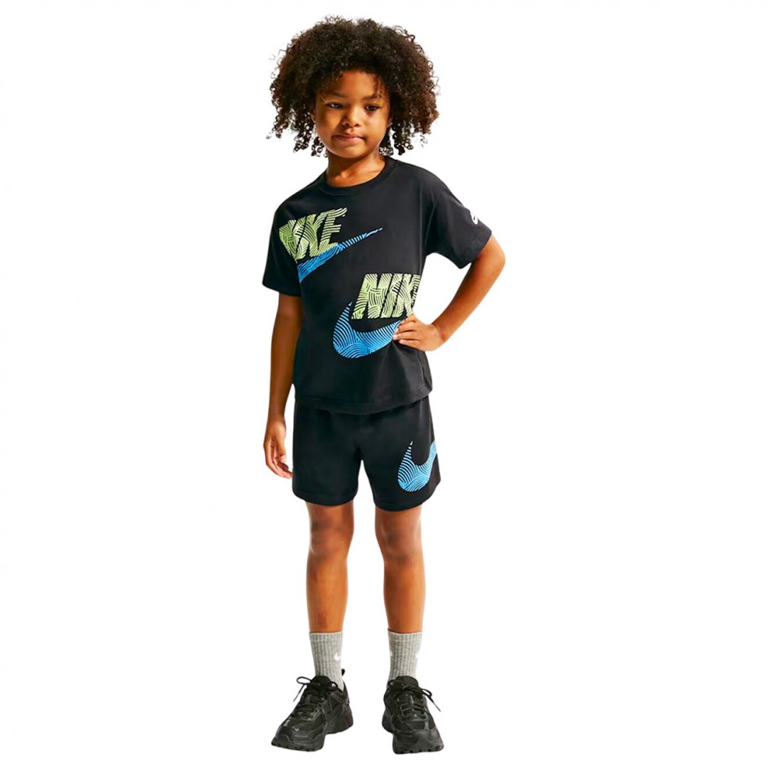 NIKE B NSW ITZ RELAXED JERSEY SET 86N737-023 Black