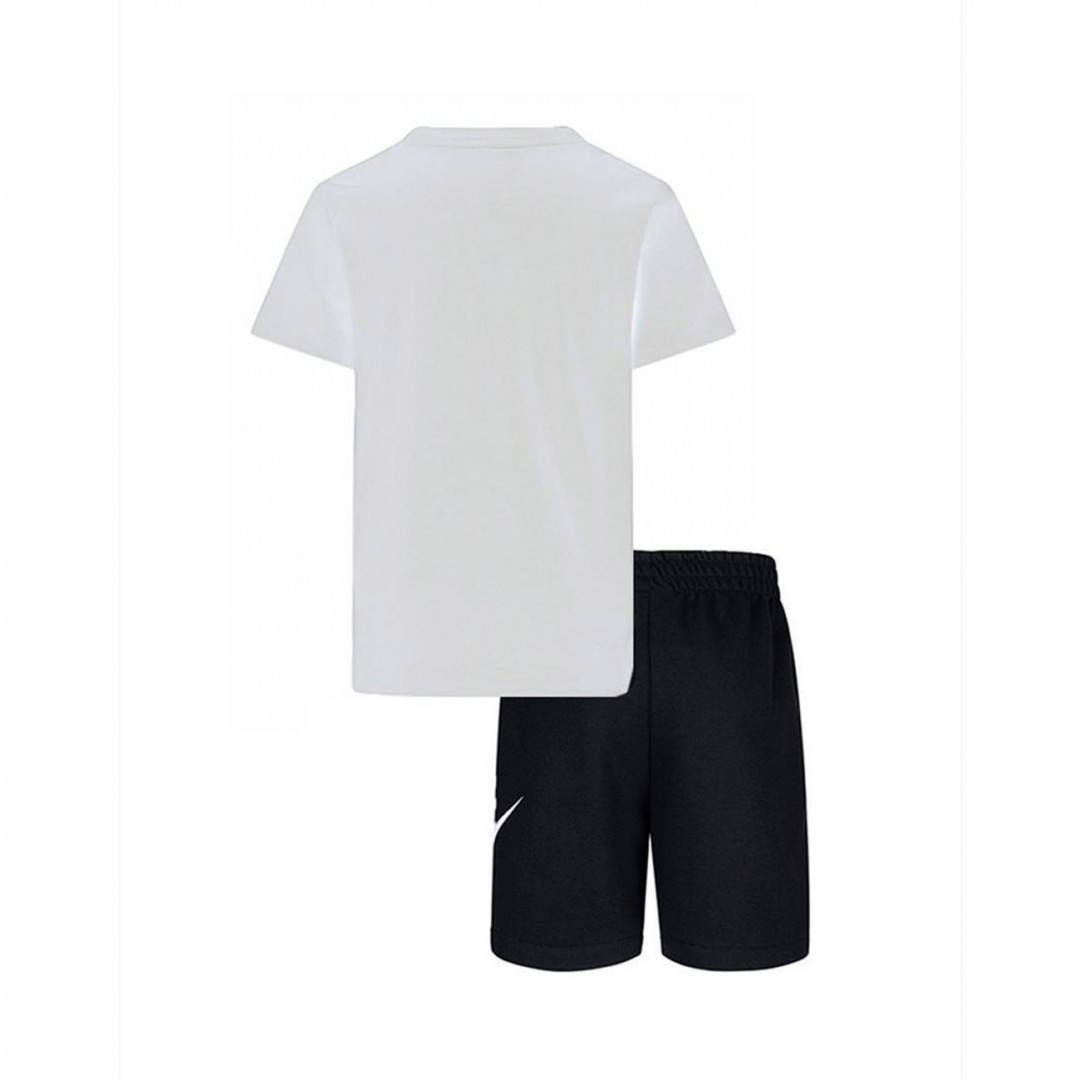 NIKE CLUB TEE & SHORT SET 86L596-F66 Colorful
