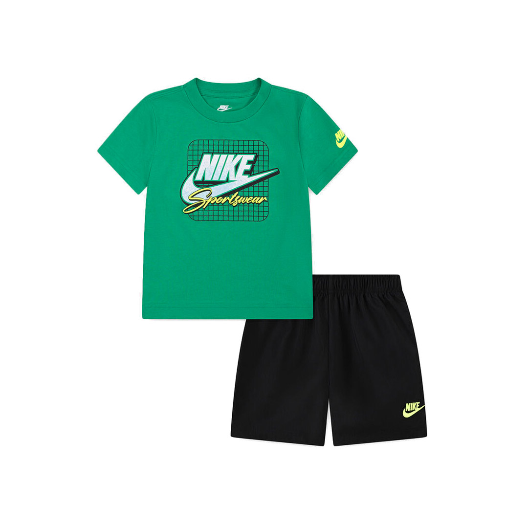 NIKE B NSW AYG W TAFFETA SHORT SET 86M991-023 Colorful