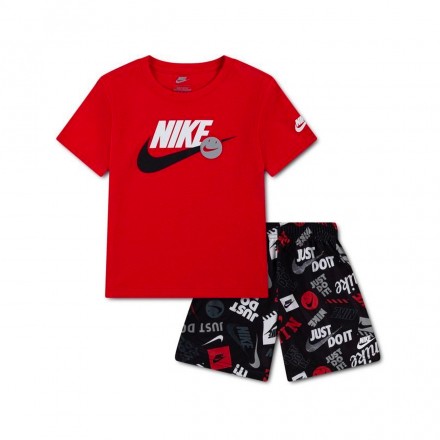 NIKE NKB B NSW ITZ AOP SHORT SET 86N945-023 Colorful