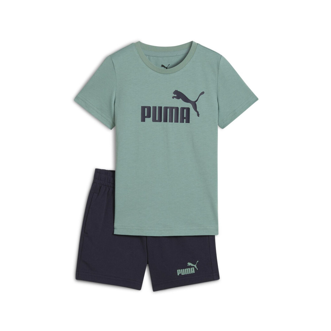 PUMA ESS NO. 1 LOGO TEE AND SHORTS SET PS 685240-30 Colorful