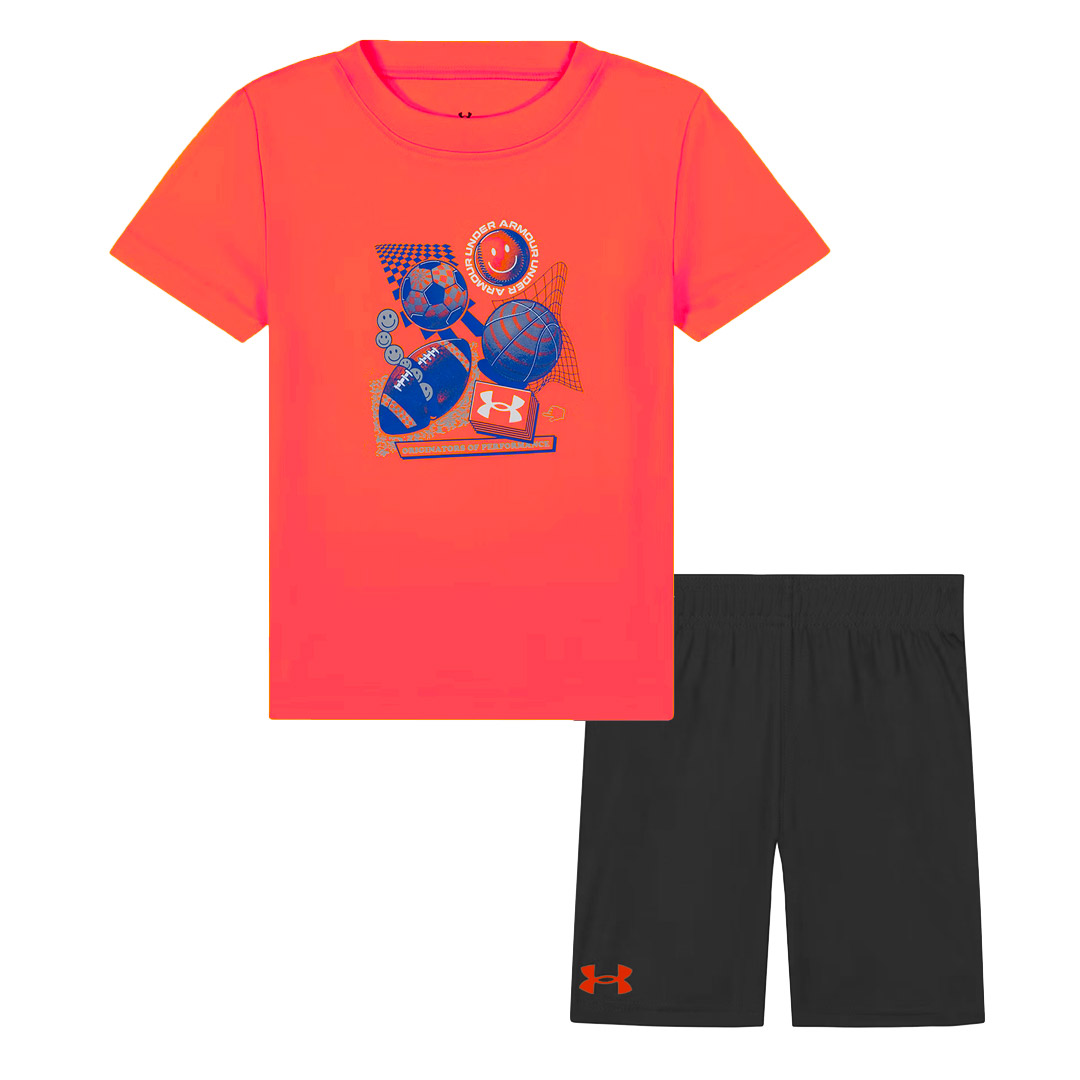 UNDER ARMOUR MULTI SPORT SS SHORT UASII1SE-616 Πολύχρωμο