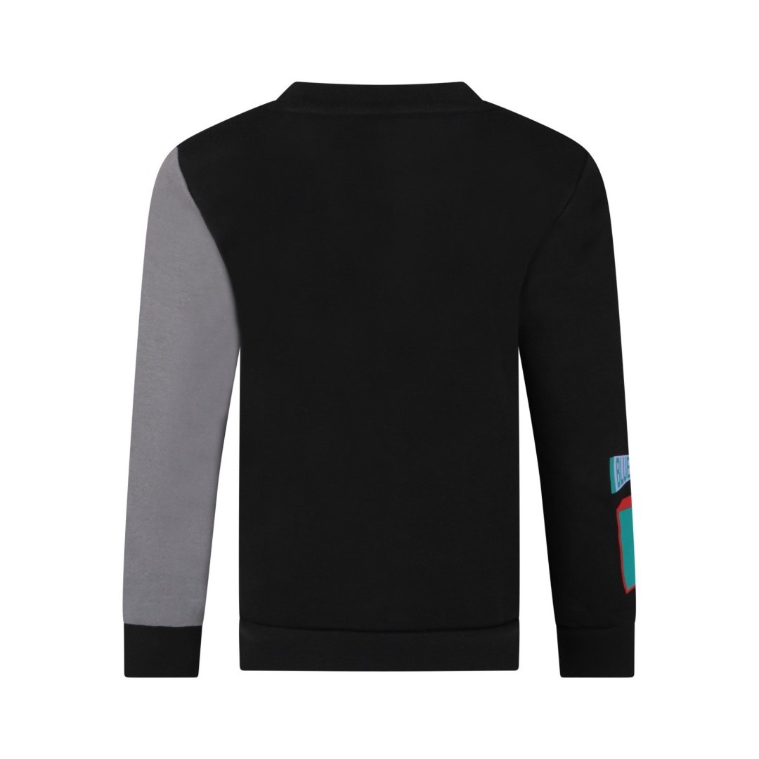 NIKE B NSW AMPLIFY CREW JOGGER SET 86K054-023 Μαύρο